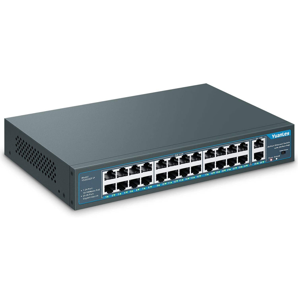 24 Port PoE Switch